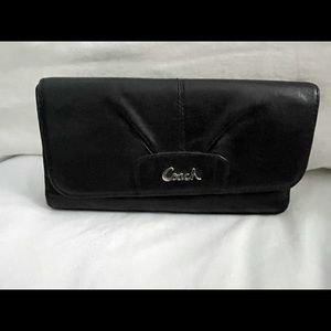 Coach checkbook wallet